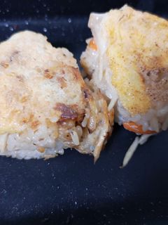 ★炊き込みご飯でチーズ焼きおにぎり★-レシピのメイン写真