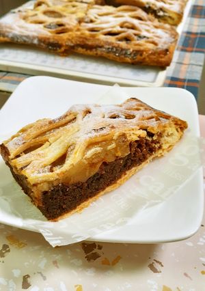 でっかく作る♡クラムリンゴバナナパイ-レシピのメイン写真