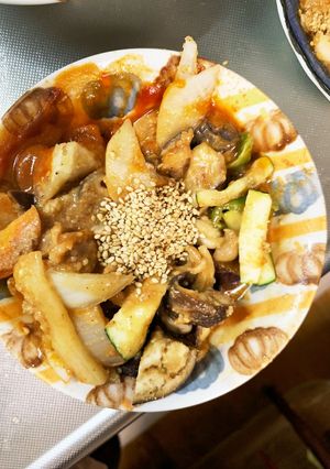 簡単コク旨ナポリタン豚こま大根青椒肉絲風-レシピのメイン写真