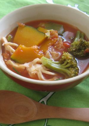 野菜たっぷり★トマトスープ-レシピのメイン写真