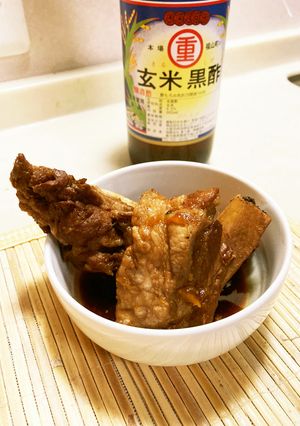 黒酢のスペアリブ煮込み-レシピのメイン写真