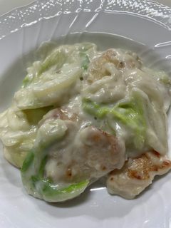 鶏胸肉と白菜のクリーム煮-レシピのメイン写真