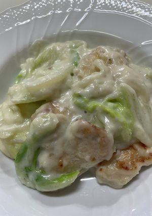 鶏胸肉と白菜のクリーム煮-レシピのメイン写真