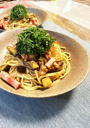 香味野菜のオイルパスタ-レシピのメイン写真