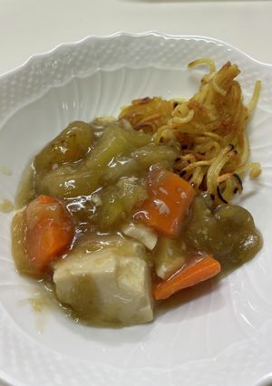 パリパリ副菜焼そばの茄子あん-レシピのメイン写真