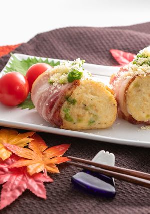 ごま油香る！もぐもぐ豆チー肉巻き-レシピのメイン写真