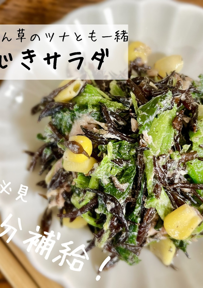 ひじきとツナの和風マヨサラダ-レシピのメイン写真