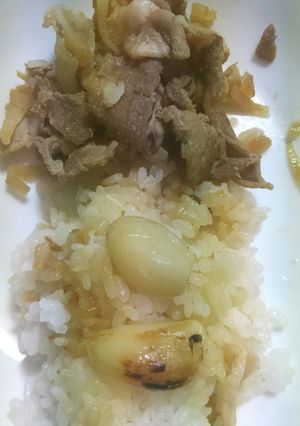 生姜焼きのタレで醤油飯-レシピのメイン写真