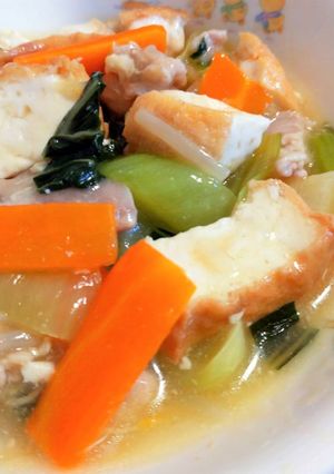 【保育園給食】厚揚げの中華煮-レシピのメイン写真
