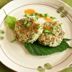 รูปของ 島野菜のハンバーグ風