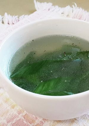 ネギの青い部分で☆簡単中華スープ-レシピのメイン写真