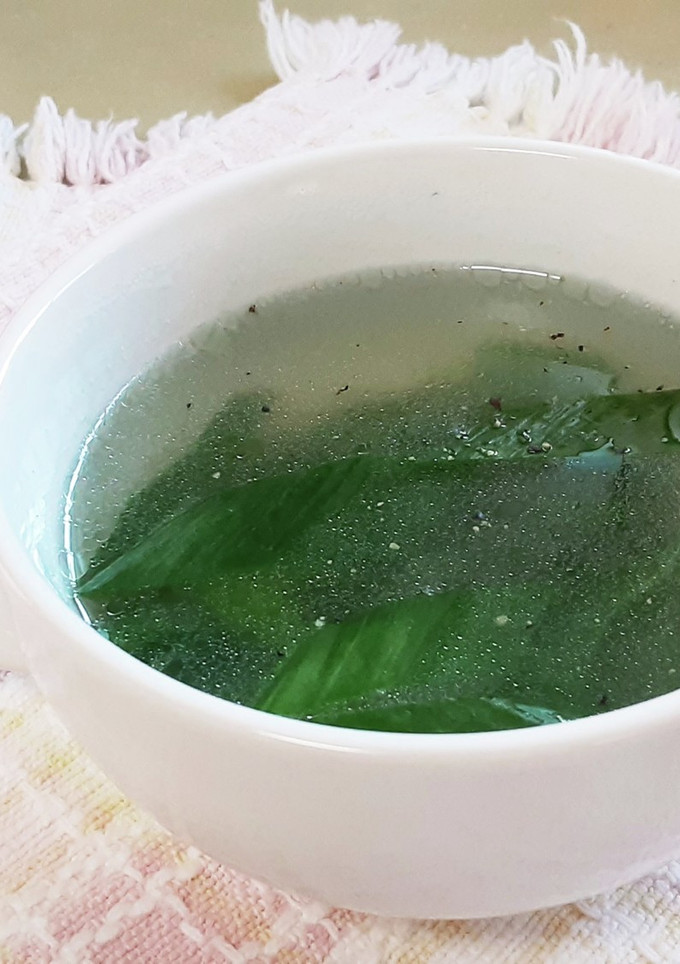 ネギの青い部分で☆簡単中華スープ-レシピのメイン写真