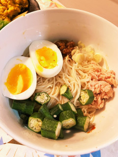 まぜそば風そうめん-レシピのメイン写真