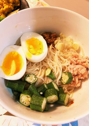 まぜそば風そうめん-レシピのメイン写真