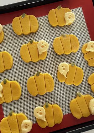 ハロウィンかぼちゃクッキー-レシピのメイン写真