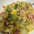 レタスとベーコンのチャーハン