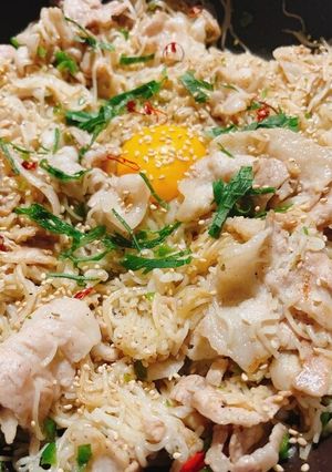 やみつき豚バラ塩そうめん-レシピのメイン写真