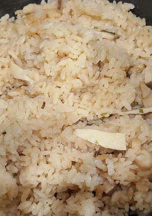 永谷園お吸物によるエリンギご飯(松茸風)-レシピのメイン写真