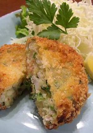 海老と春キャベツのメンチカツ-レシピのメイン写真