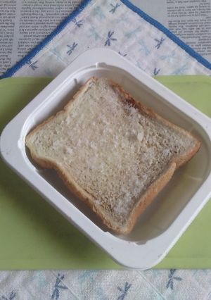 レンチンで食パンのお手軽ラスク風V1-レシピのメイン写真
