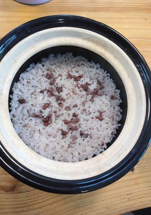 かまどさんｄｅあずきバーおこわ-レシピのメイン写真