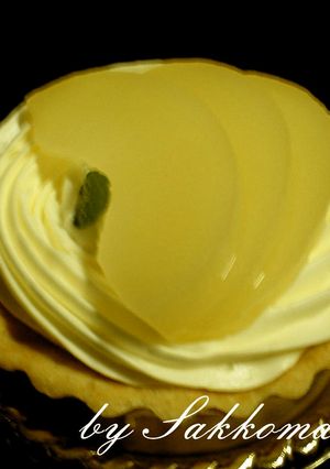 ピーチのカスタードタルト☆.｡.:*･ﾟ-レシピのメイン写真