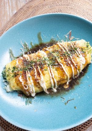 ツナとキャベツのとん平焼き-レシピのメイン写真