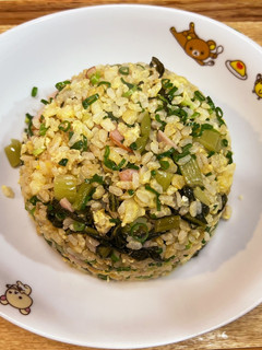 シャッキシャキ!パラパラ野沢菜チャーハン-レシピのメイン写真