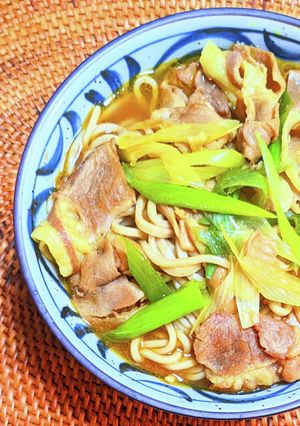 カレー南蛮そば-レシピのメイン写真