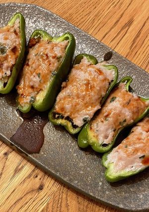 ピーマンの魚肉つくね詰め-レシピのメイン写真