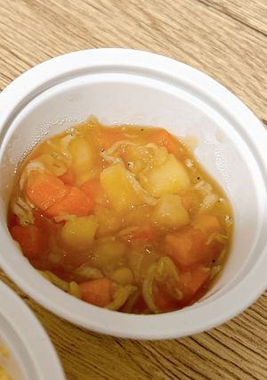後期食 人参とジャガイモとしらすの煮物-レシピのメイン写真