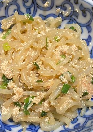 作り置き！かさ増し！たらこ白滝♪-レシピのメイン写真