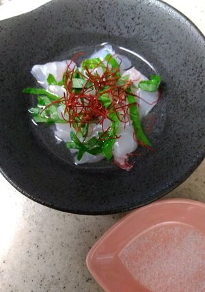 鯛しゃぶ風小鉢-レシピのメイン写真