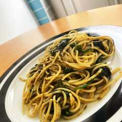楽！お茶漬けの素で作る山椒薫る海苔パスタ-レシピのメイン写真