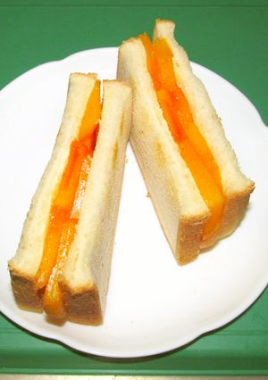 「柿バターサンド」-レシピのメイン写真