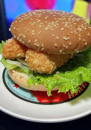 サーモンフライバーガー✨-レシピのメイン写真