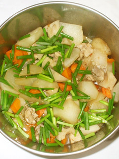 蓮根大根人参の煮物♪目が赤い方に簡単薬膳-レシピのメイン写真