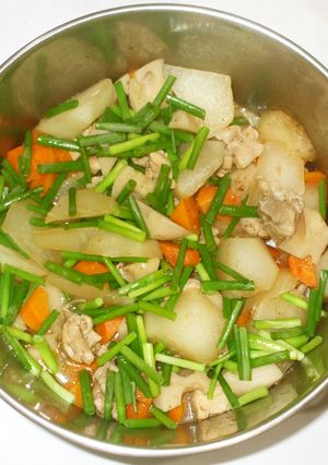 蓮根大根人参の煮物♪目が赤い方に簡単薬膳-レシピのメイン写真
