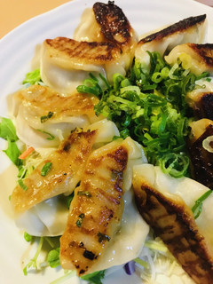 市販餃子●ネギといっしょ焼き-レシピのメイン写真