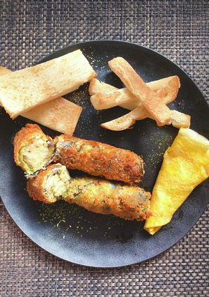 イワシと茄子巻きコロッケ-レシピのメイン写真