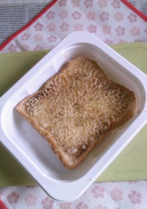 レンチンで食パンのお手軽ラスク風V3-レシピのメイン写真