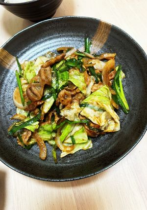 豚肉とキャベツの味噌炒め-レシピのメイン写真