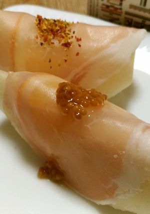 洋ナシの生ハム巻き-レシピのメイン写真