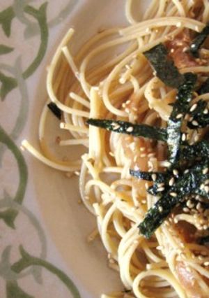 朝ごはん用　超簡単！　即席　梅干しパスタ-レシピのメイン写真