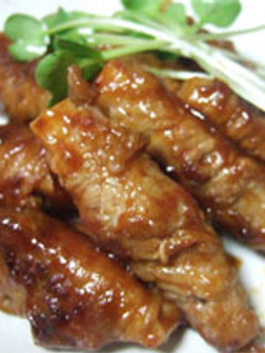 蓮根牛肉ロール ケチャップ味-レシピのメイン写真