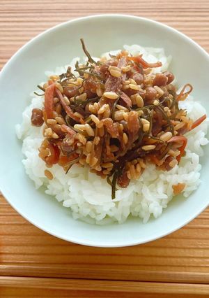 こうじ納豆　切干大根バージョン-レシピのメイン写真