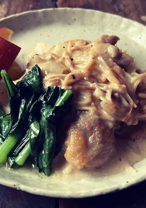 玉ねぎ麹で鶏肉のクリーム煮-レシピのメイン写真