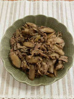 牛肉とごぼうの甘酒しぐれ煮-レシピのメイン写真