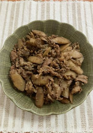 牛肉とごぼうの甘酒しぐれ煮-レシピのメイン写真