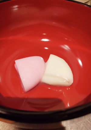 お餅をレンジで柔らかく！-レシピのメイン写真